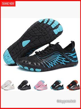 Women's Athletic Water Shoes Barefoot Hiking Comfort Non-Slip Wide Toe